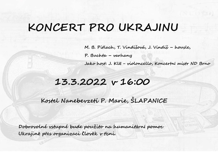 Benefiční koncert pro Ukrajinu